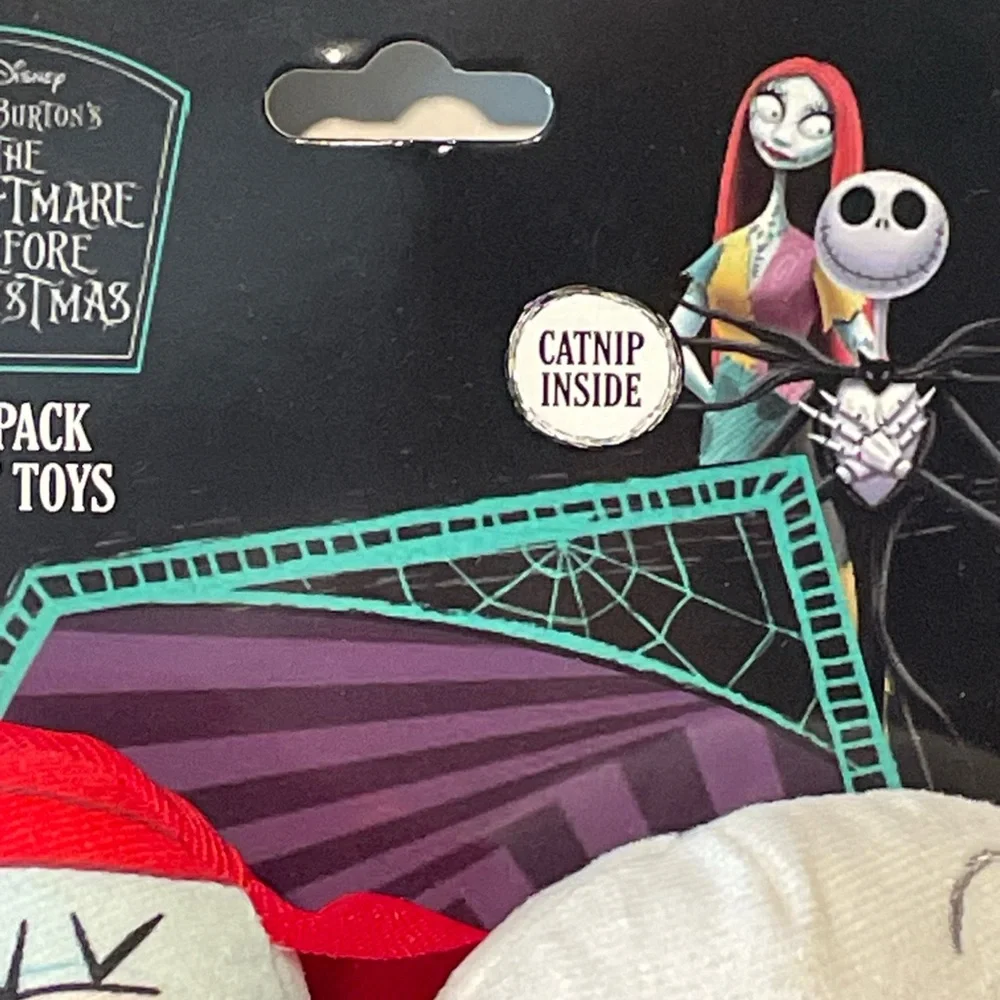 SET OF 3 DISNEY NIGHTMARE BEFORE CHRISTMAS Cat TOYS